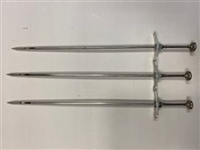 Afhechtnaald met veer 28x4.0mm afhechtklem 22mm