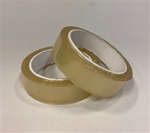 Tape low noise transparant 25mm 66mtr